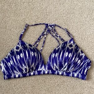 Athleta molded bra swim top